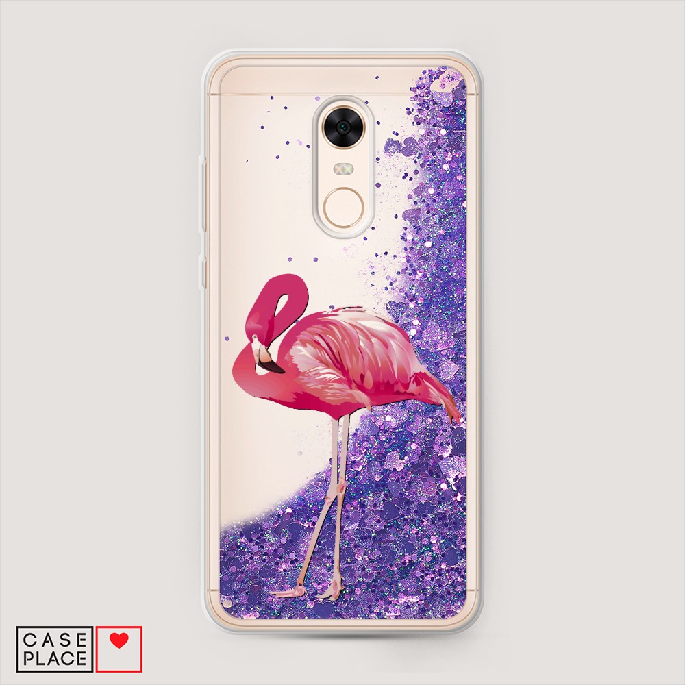 

Чехол Awog на Xiaomi Redmi 5 Plus "Застенчивый фламинго", Разноцветный, 33192-1