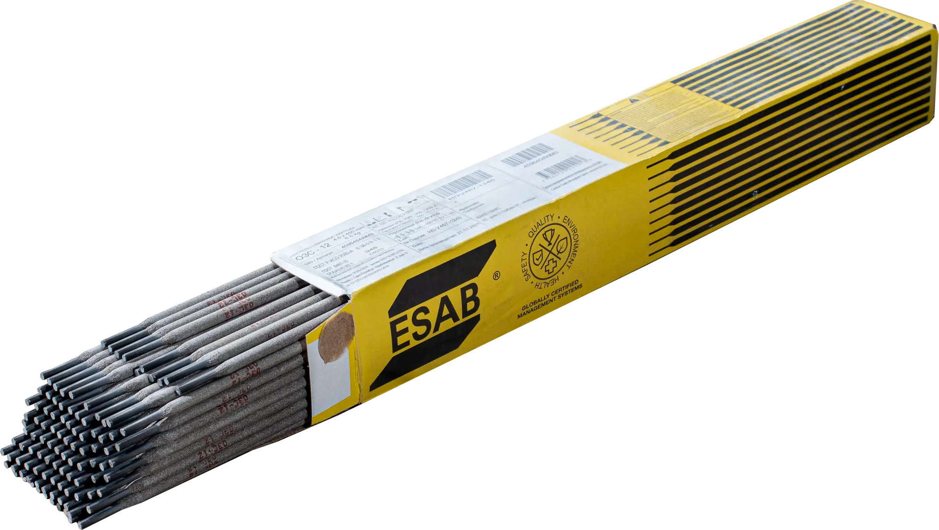 фото Электрод сварочный для стали esab озс-12 4мм 6.5кг nobrand