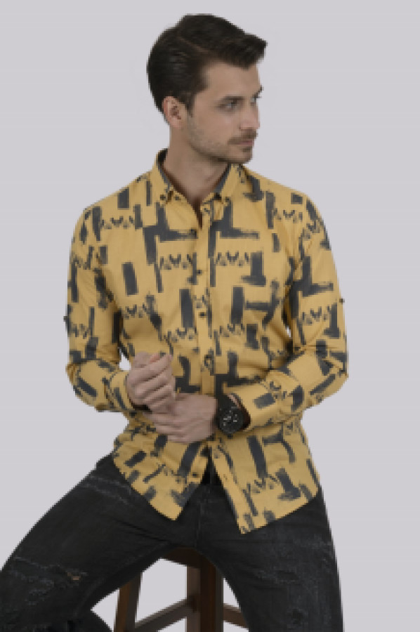 

Рубашка мужская Etikmen 158 бежевая 2XL (доставка из-за рубежа), Бежевый, 158