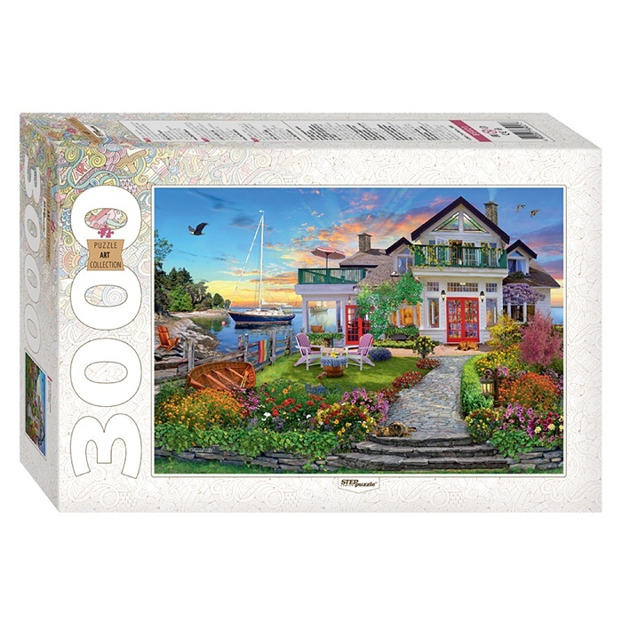 

Step Puzzle 3000 Дом на берегу залива