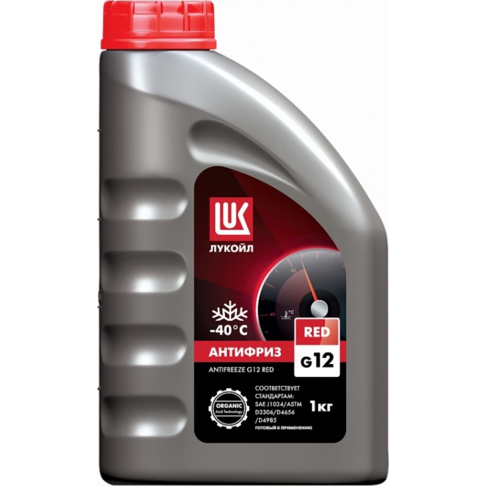 Антифриз LUKOIL 21626908 G12, красный