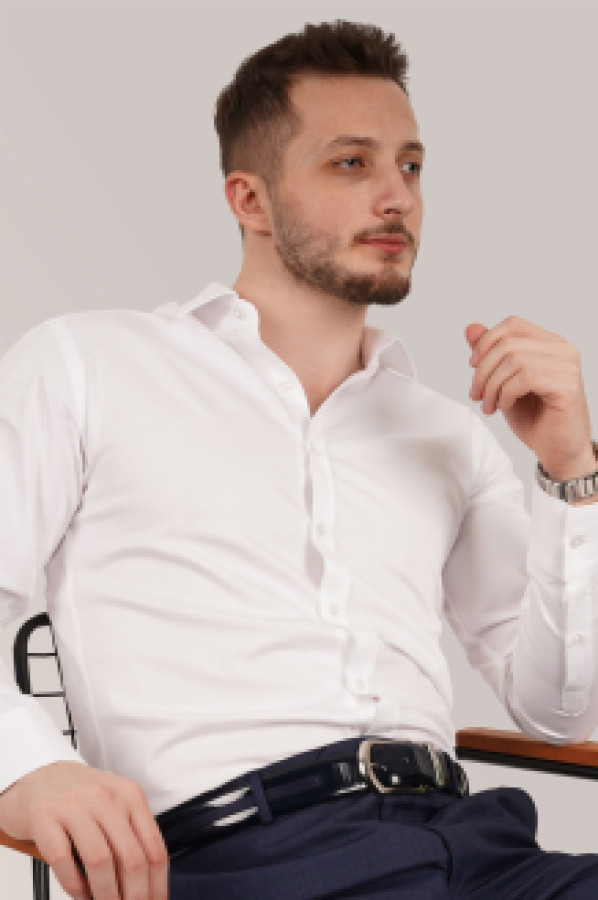 

Рубашка мужская Etikmen 22 белая XL (доставка из-за рубежа), 22