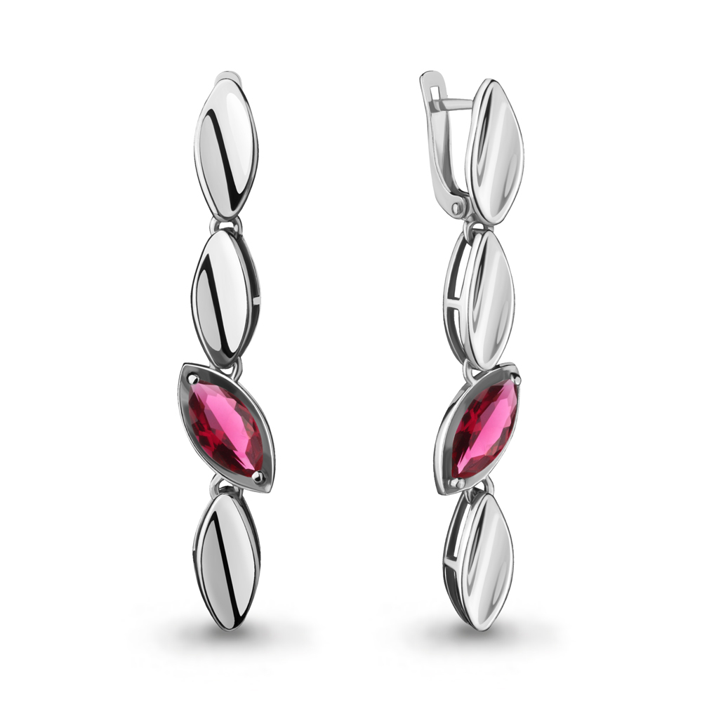 

Серьги из серебра с рубеллитом Aquamarine 47271604_925_р, 47271604_925_р
