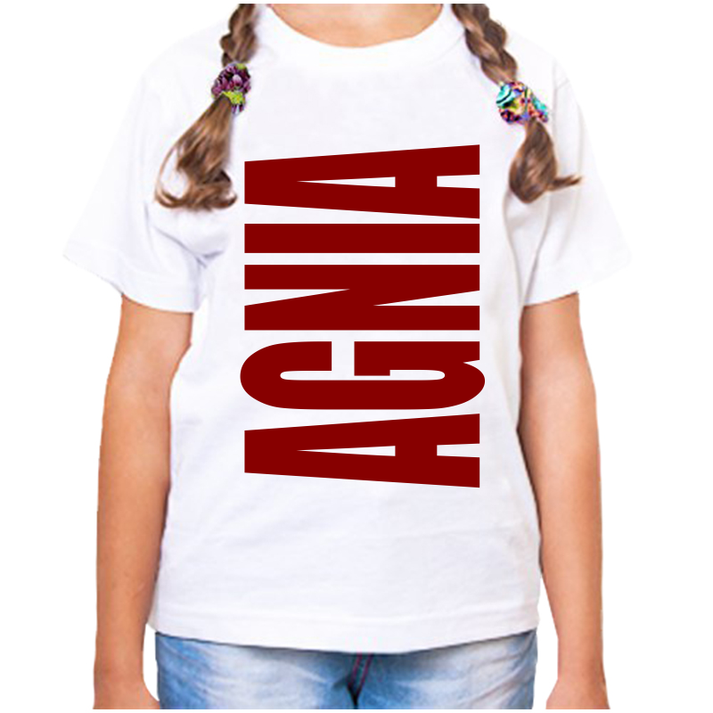 

Футболка девочке белая 30 р-р агния, Белый, fdd_agnia