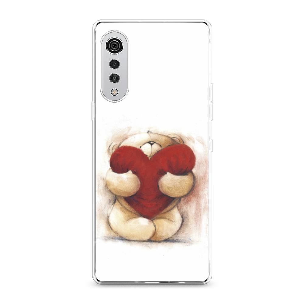 

Чехол Awog на LG Velvet 4G/5G "Мишка с сердцем 1", 84450-6