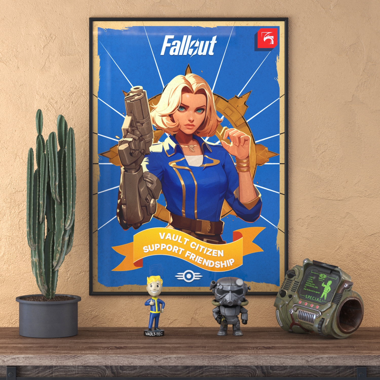 

Постер DigitalRazor Fallout Edition Type A, Fallout Type