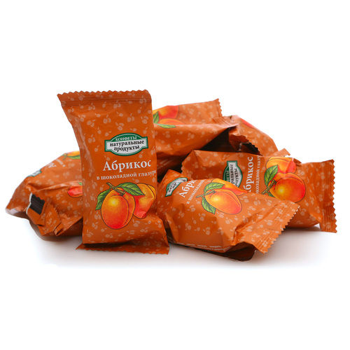 Конфеты Натуральные Продукты Абрикос сушеный в шоколадной глазури