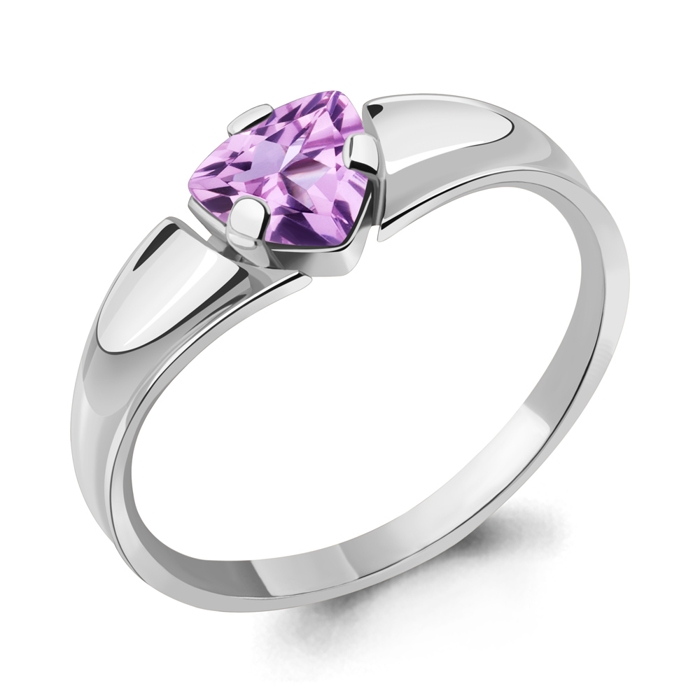 

Кольцо из серебра с аметистом р. Aquamarine 6965404, 6965404_925_р