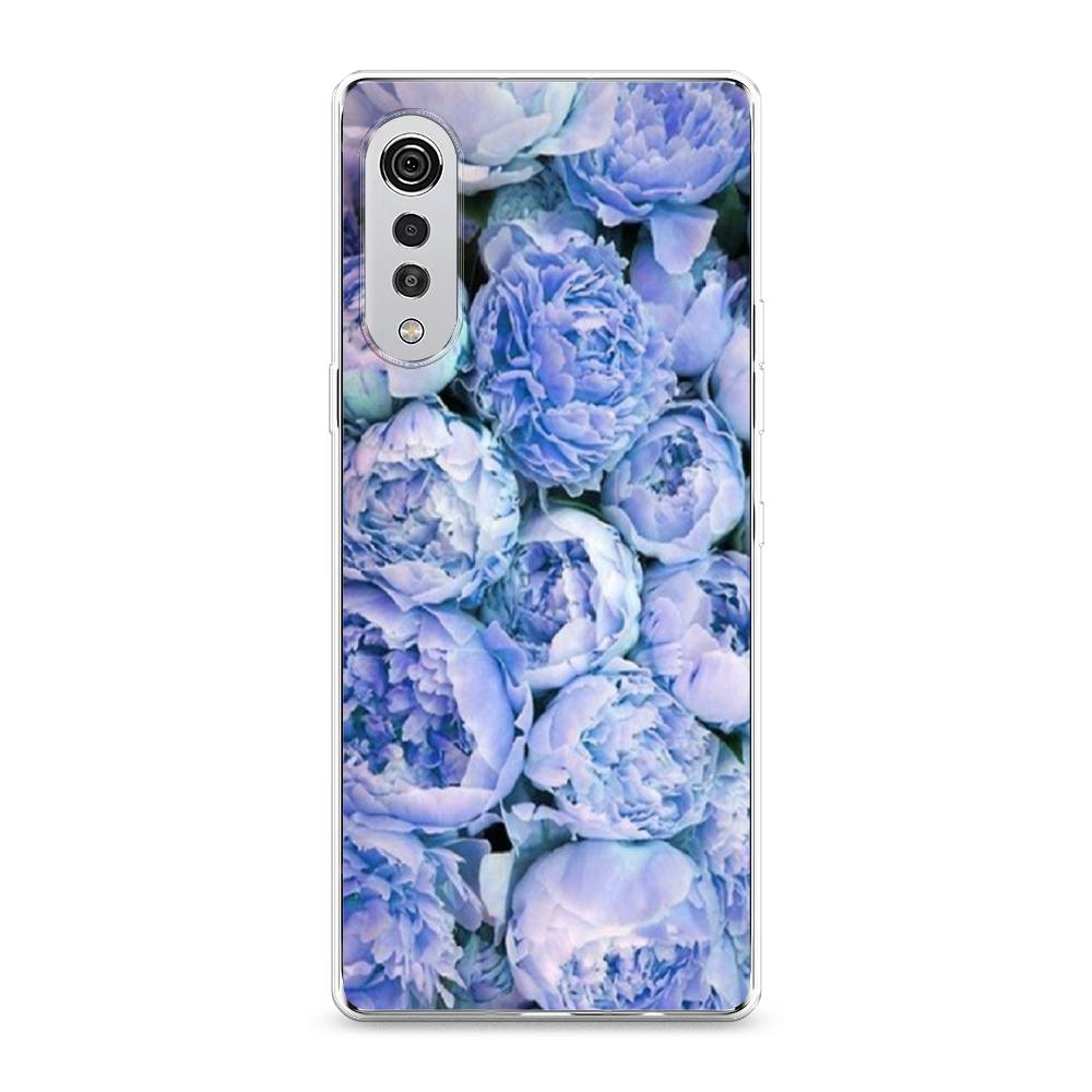

Чехол Awog на LG Velvet 4G/5G "Пионы голубые", 84450-8