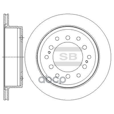 

Диск тормозной SANGSIN SD4027