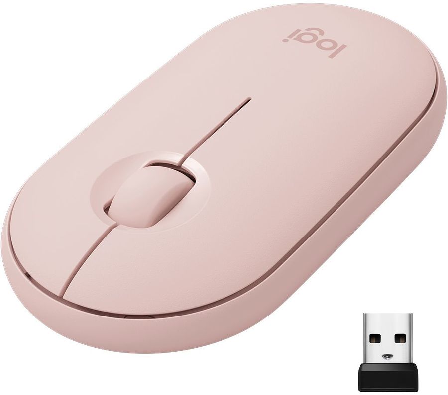 Беспроводная мышь Logitech Pebble M350 Pink (910-005717)