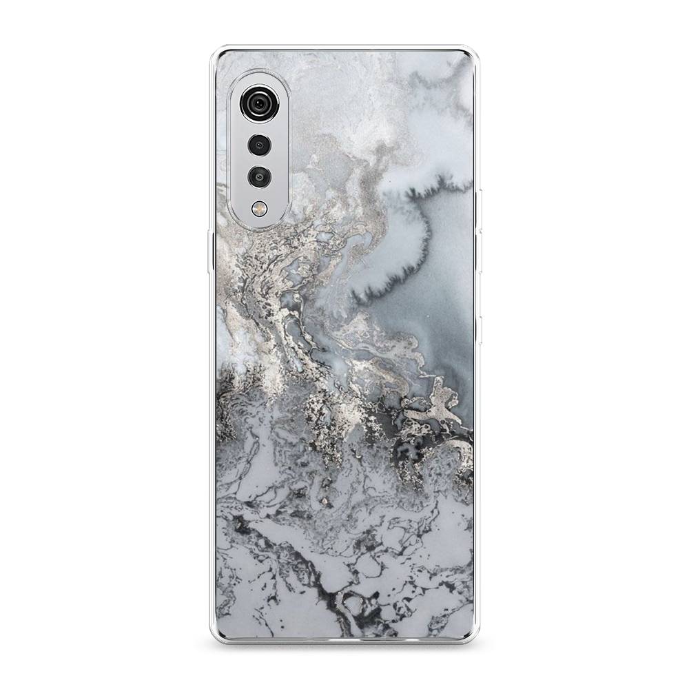 фото Чехол awog "морозная лавина серая" для lg velvet 4g/5g