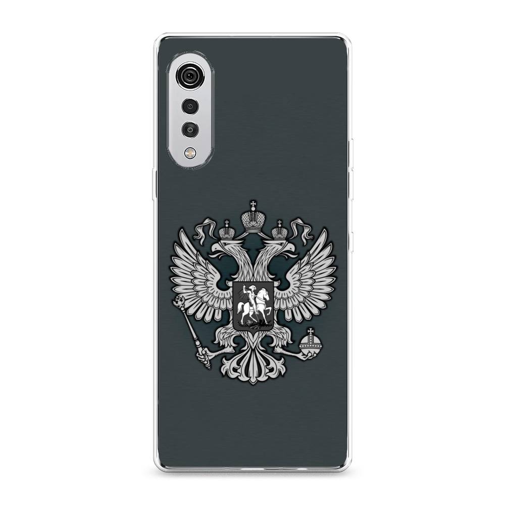 фото Чехол awog "герб россии серый" для lg velvet 4g/5g