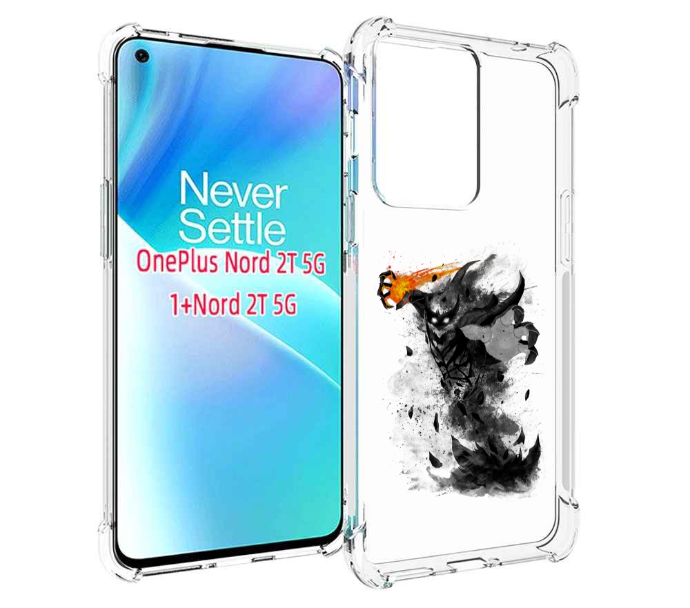 

Чехол MyPads nevermore черно белый для OnePlus Nord 2T, Прозрачный, Tocco