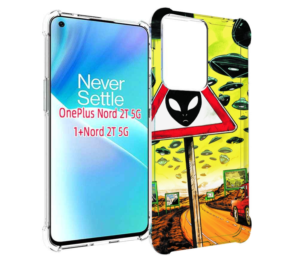 

Чехол MyPads дорога к инопланетянам для OnePlus Nord 2T, Прозрачный, Tocco