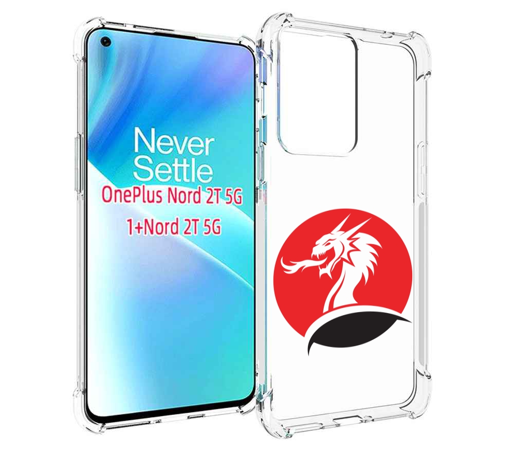 

Чехол MyPads дракон-рисунок для OnePlus Nord 2T, Прозрачный, Tocco