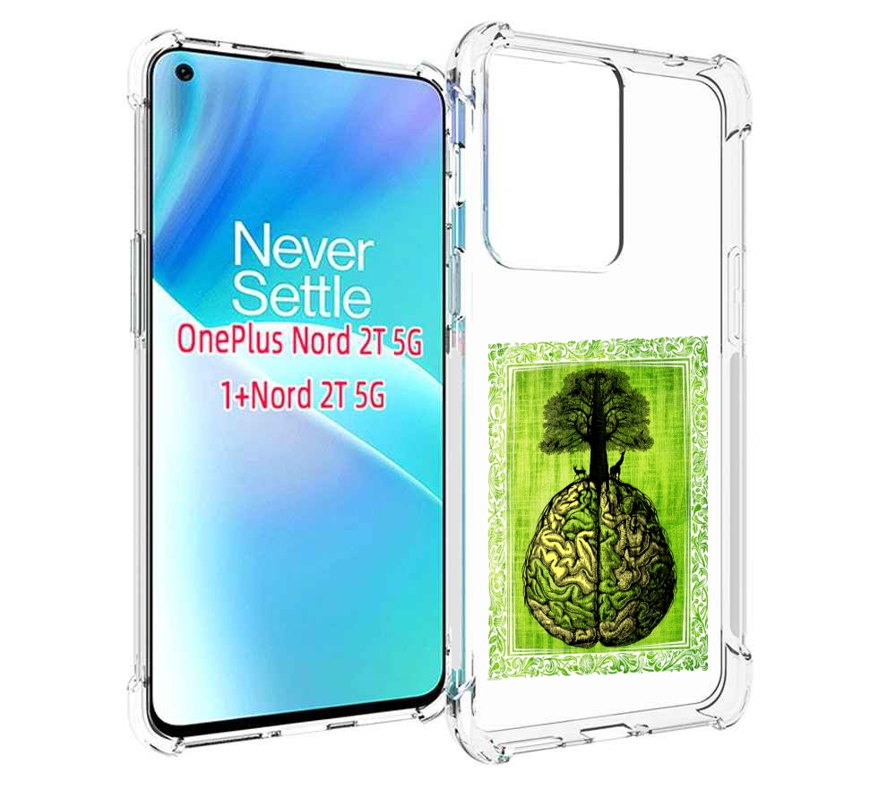 

Чехол MyPads абстракция здоровый мозг для OnePlus Nord 2T, Прозрачный, Tocco