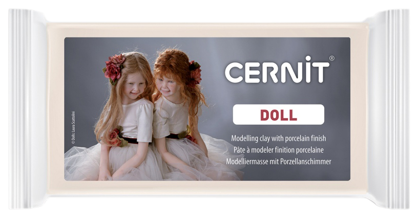 фото Пластика cernit "doll", 500 грамм, цвет: 010 белый, арт. ce0960500