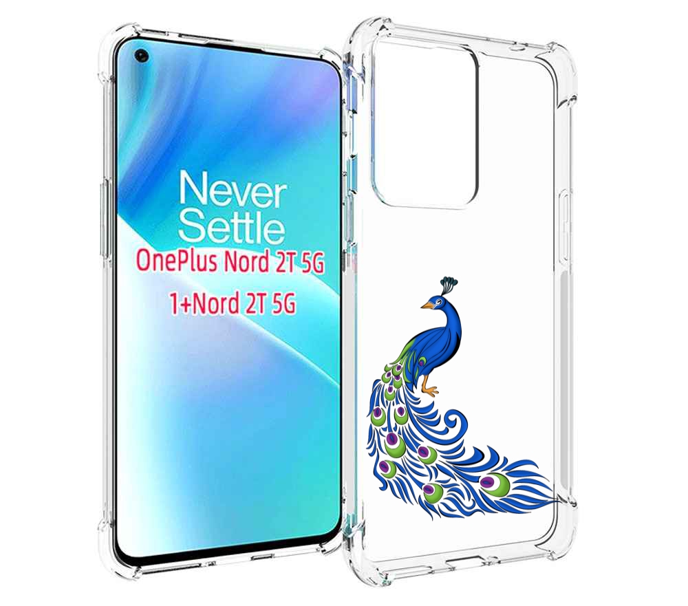 

Чехол MyPads жарптица-голубая для OnePlus Nord 2T, Прозрачный, Tocco