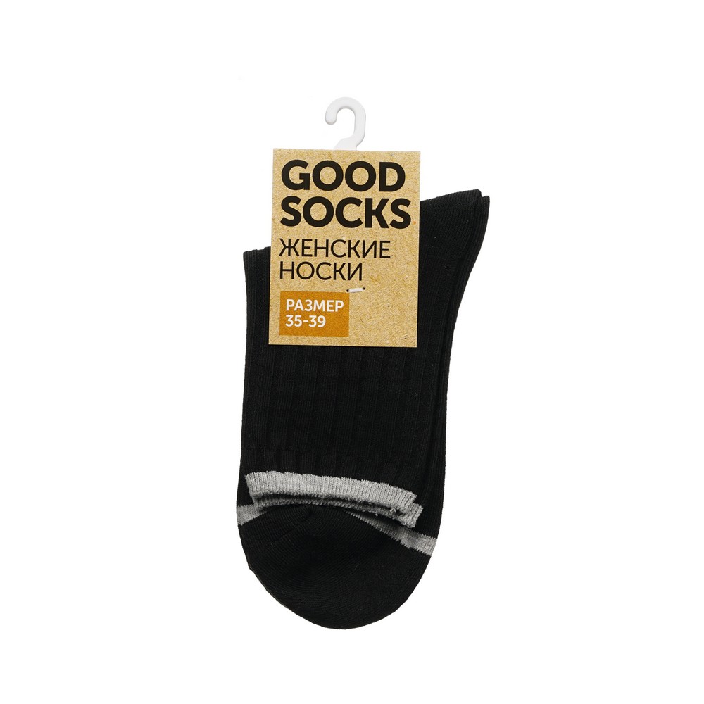 

Носки женские Good Socks GSL1Po черные 35-39, Черный, GSL1Po