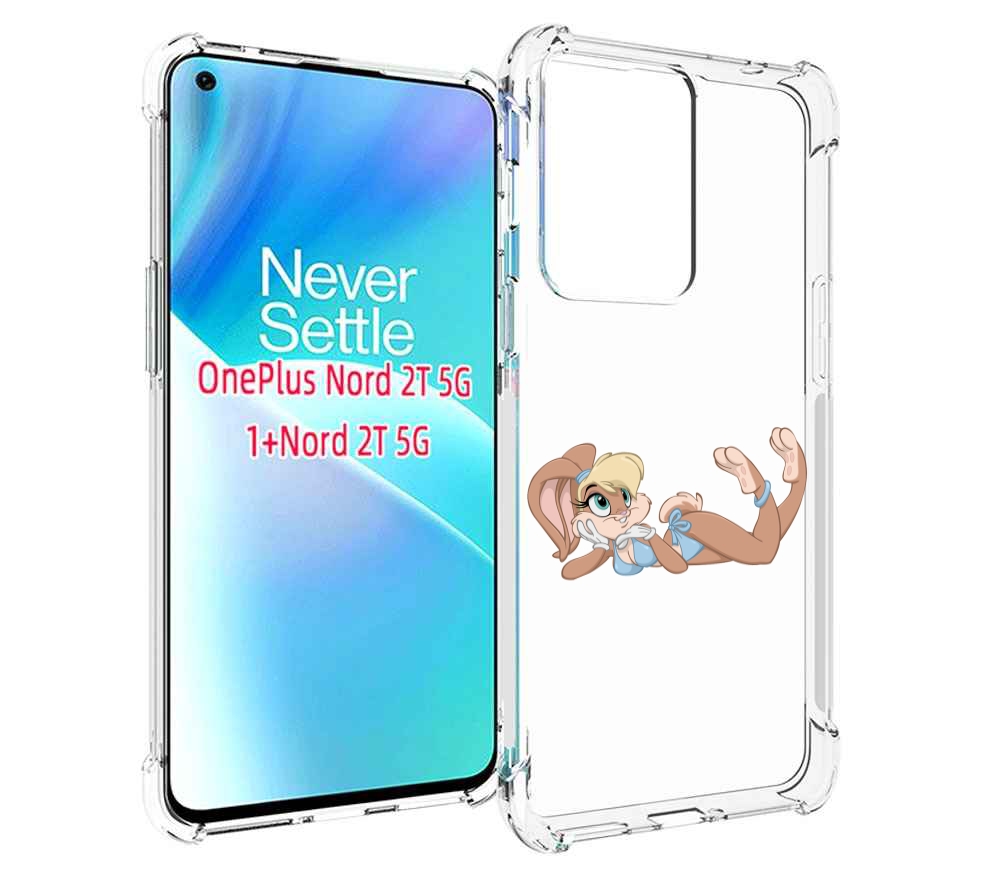 Чехол MyPads зайка-в-купальнике для OnePlus Nord 2T