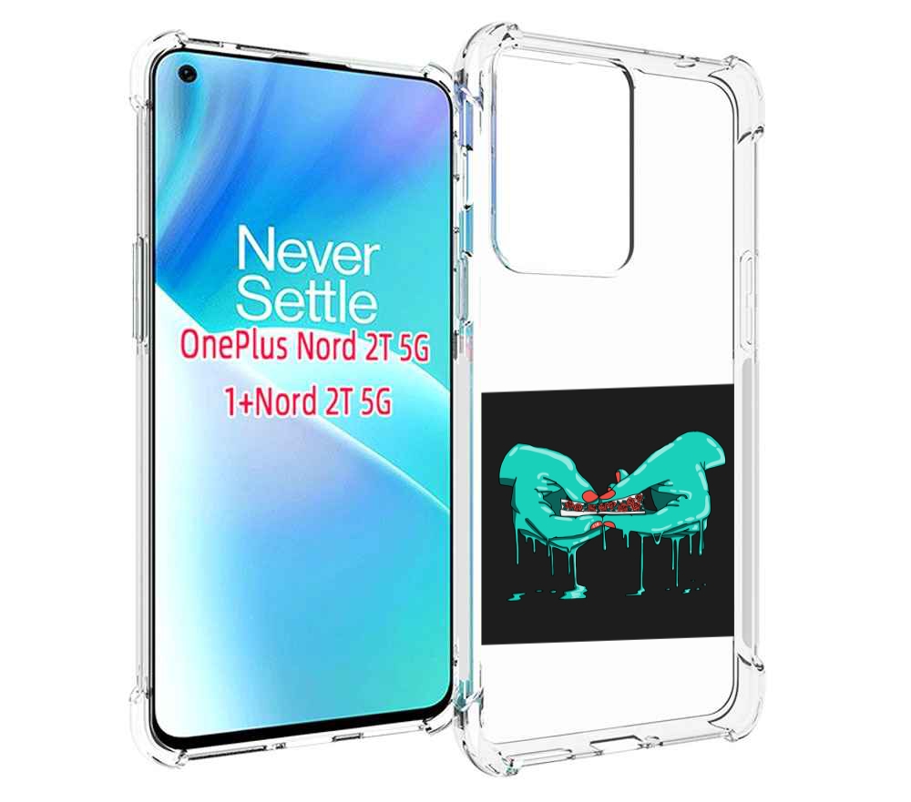 

Чехол MyPads закручиваю-розочки для OnePlus Nord 2T, Прозрачный, Tocco