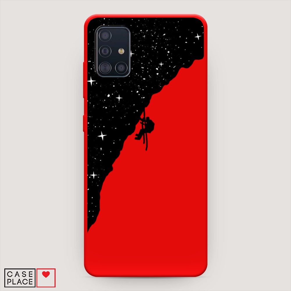 

Чехол Awog на Samsung Galaxy A51 "Скалолаз в космосе", Разноцветный, 28953-1