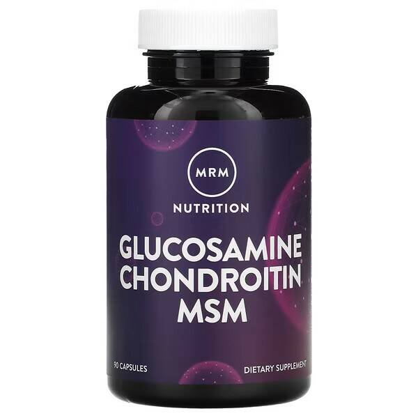 Глюкозамин хондроитин MSM MRM 90 таблеток