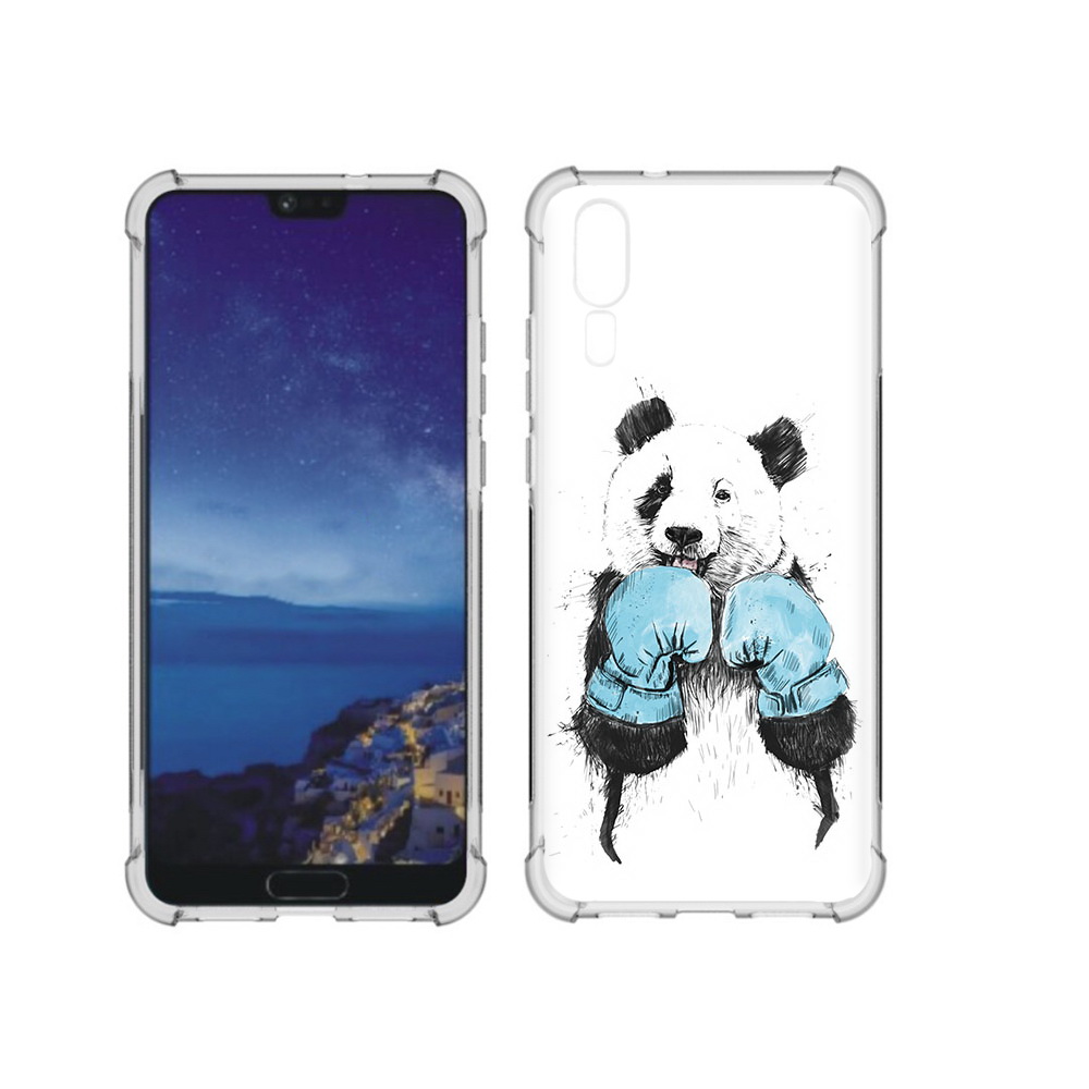 

Чехол MyPads Tocco для Huawei P20 панда боксер (PT108006.52.531), Прозрачный, Tocco