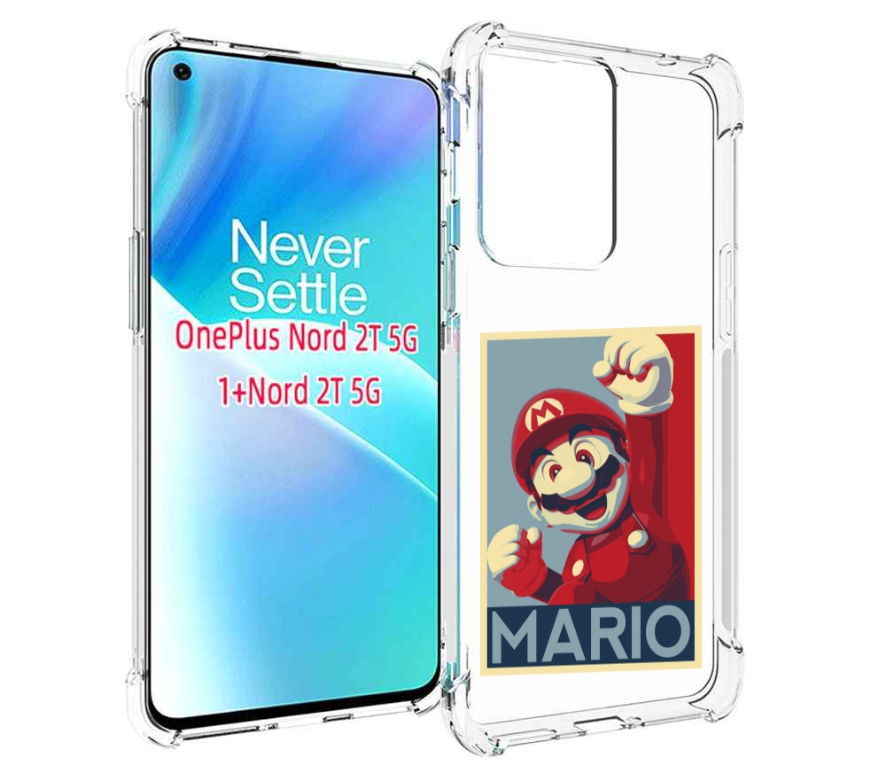 

Чехол MyPads злой марио для OnePlus Nord 2T, Прозрачный, Tocco