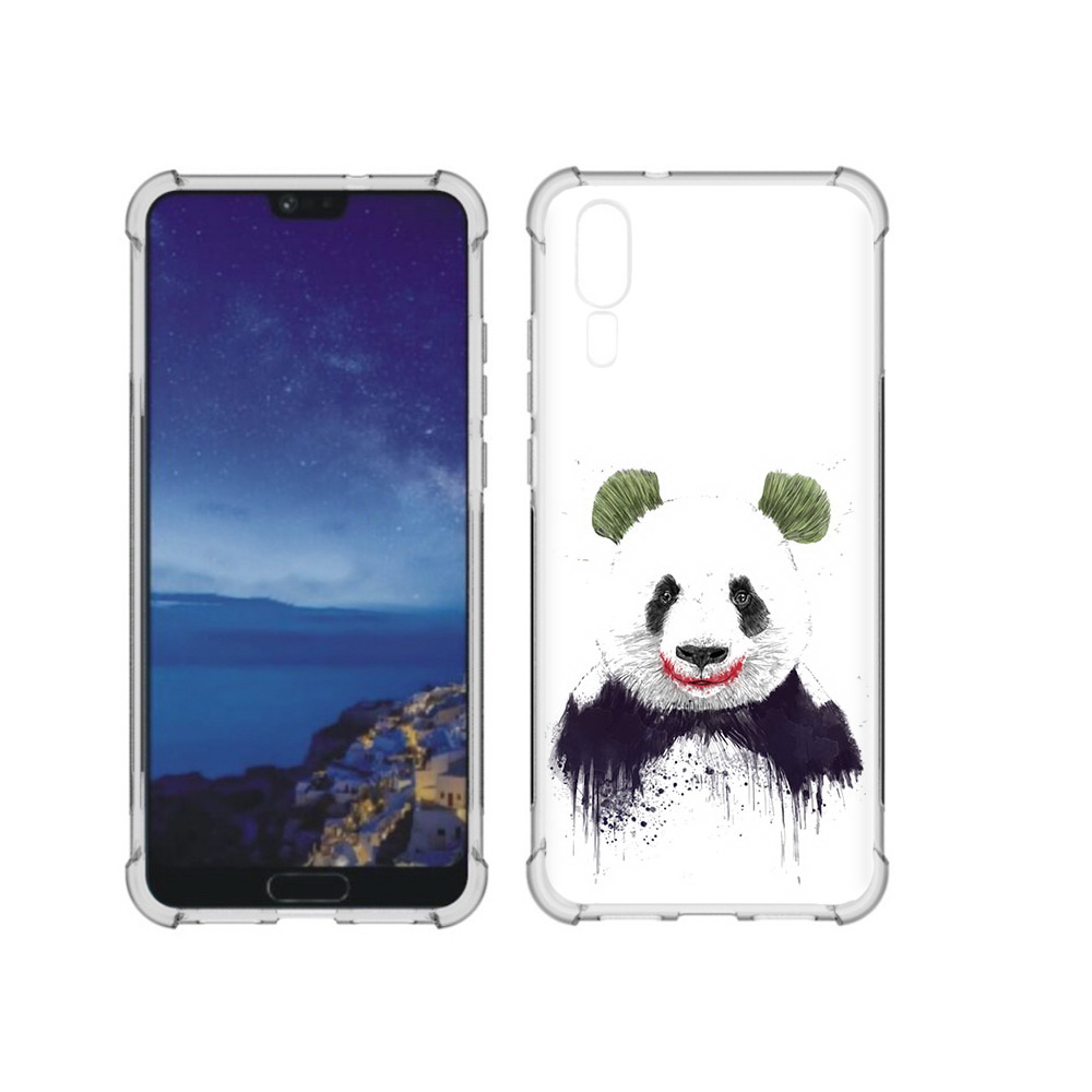 

Чехол MyPads Tocco для Huawei P20 панда джокер (PT108006.52.533), Прозрачный, Tocco