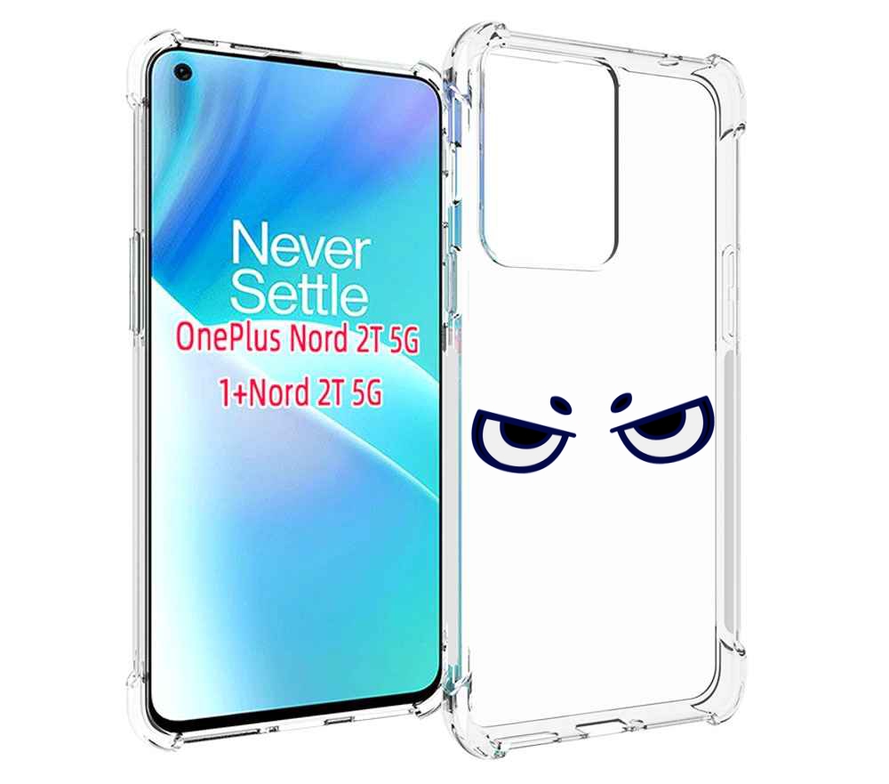 

Чехол MyPads злые-глазки для OnePlus Nord 2T, Прозрачный, Tocco