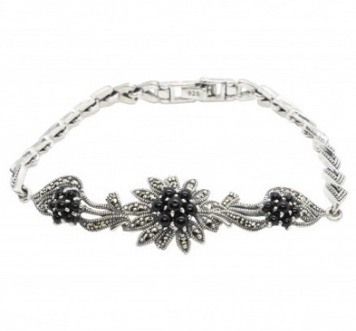 

Браслет из серебра с хризопразом р. 18 Марказит BR0525-12459, BR0525-12459