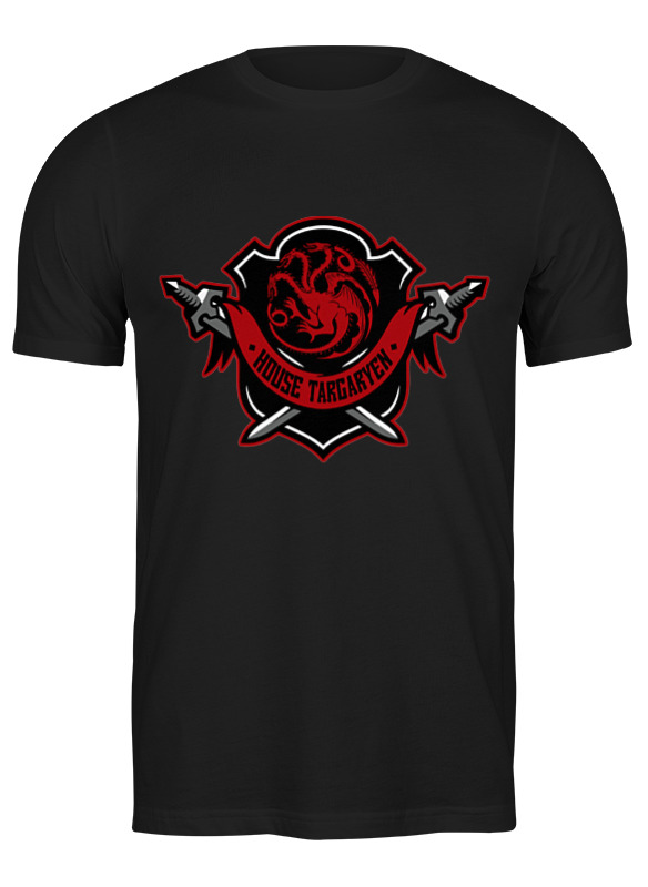 

Футболка мужская Printio House targaryen черная L, House targaryen