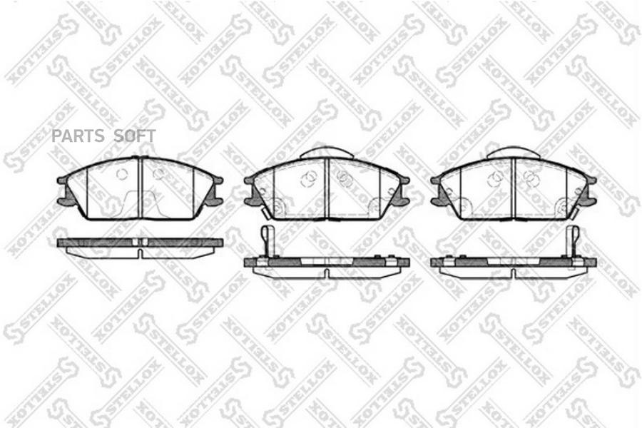 

Тормозные колодки Stellox 235022BSX