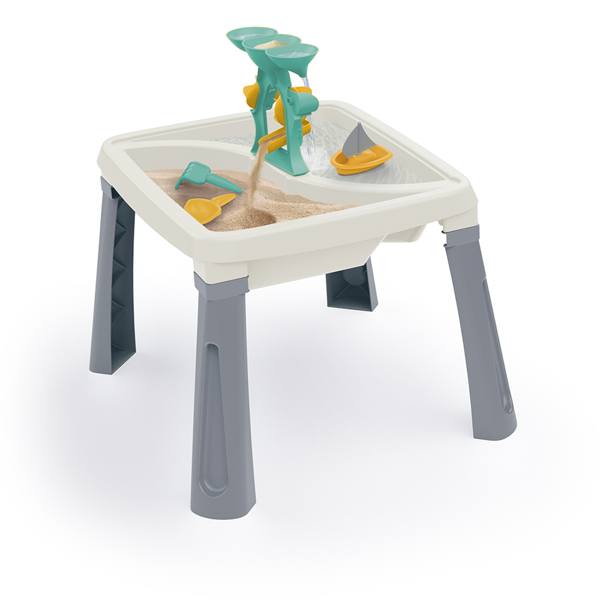 Песочница игровая Dolu 3в1 песок-вода-столик с аксессуарами