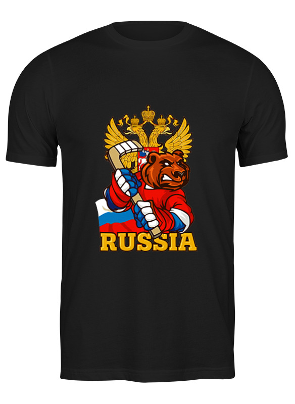 

Свитшот мужской Printio Россия черный S, Россия