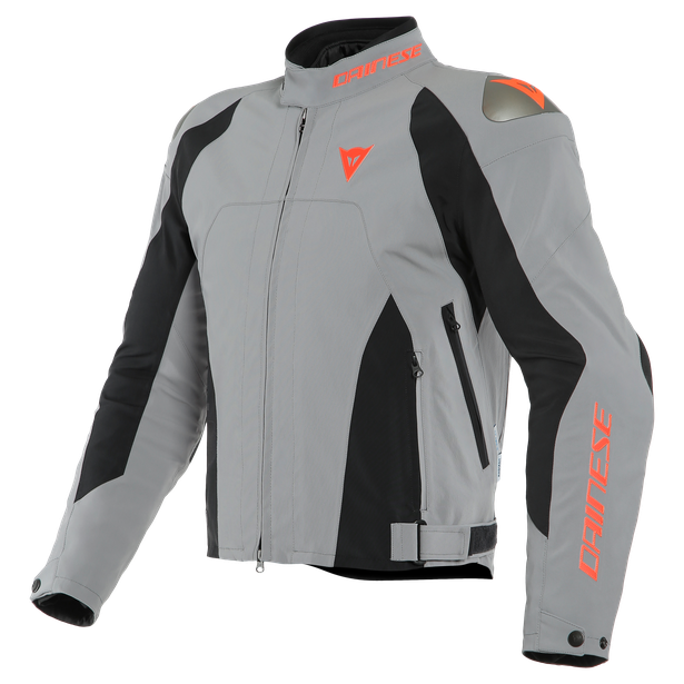 Куртка текстильная Dainese INDOMITA D-DRY XT Frost-Gray/Black-Matt/Fluo-Red (р.62) 100042944909