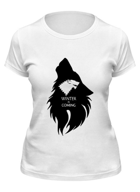 

Футболка женская Printio Winter is coming белая L, Winter is coming