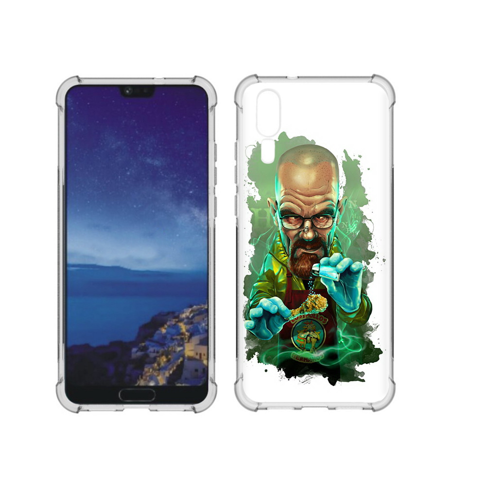 

Чехол MyPads Tocco для Huawei P20 повар (PT108006.52.546), Прозрачный, Tocco