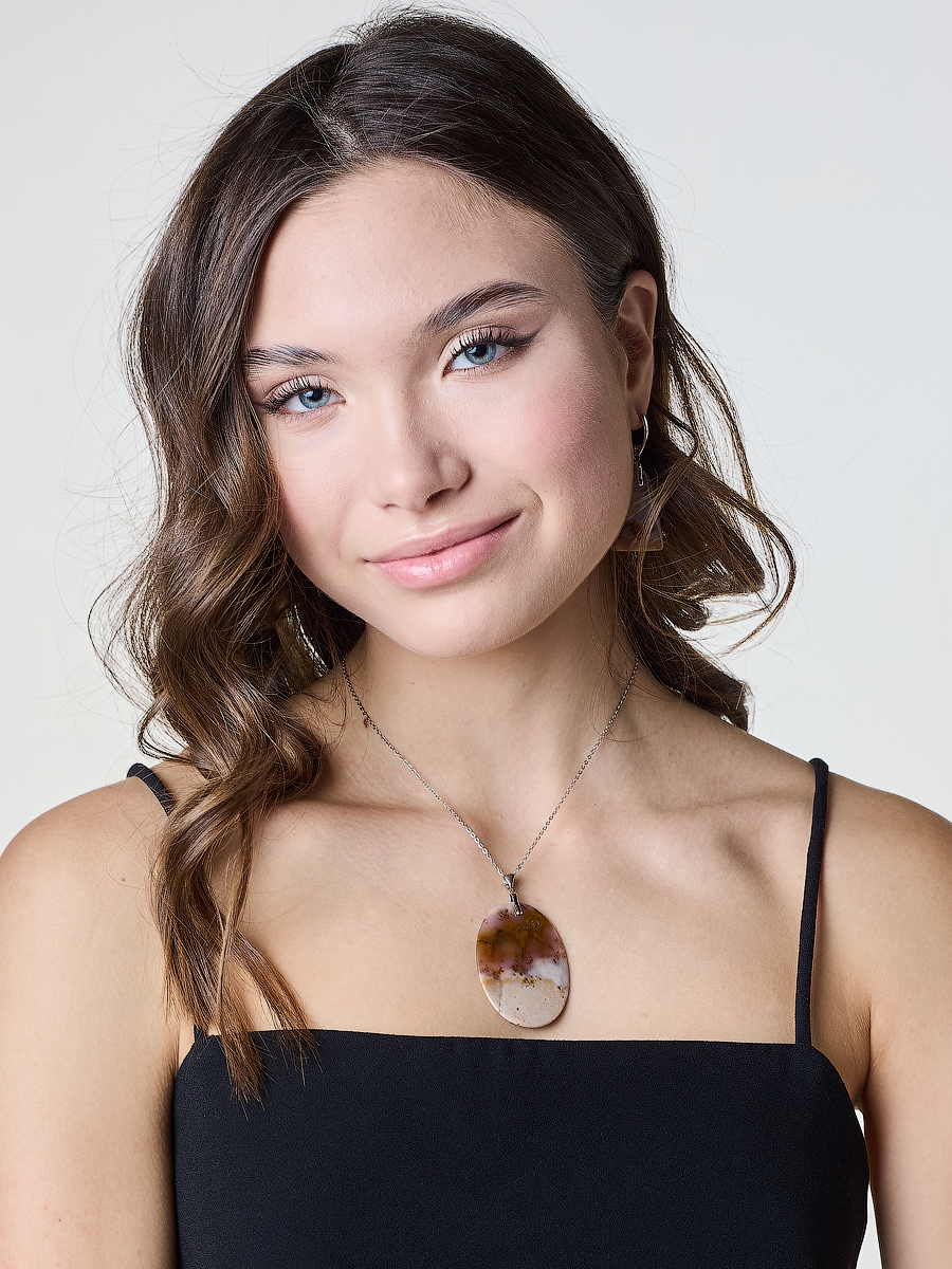 

Комплект (подвеска+серьги) из серебра OLIVA JEWELRY 232800/1-02, агат, 232800/1-02