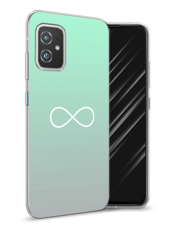 

Чехол Awog на Asus ZenFone 8 "Бесконечность от Тиффани", Голубой, 44450-4