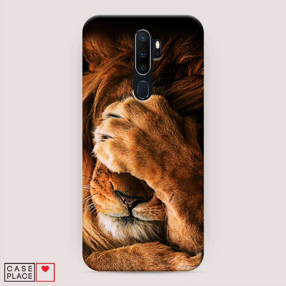 

Пластиковый чехол "Львиный стыд" на Oppo A9 (2020), 251920-1