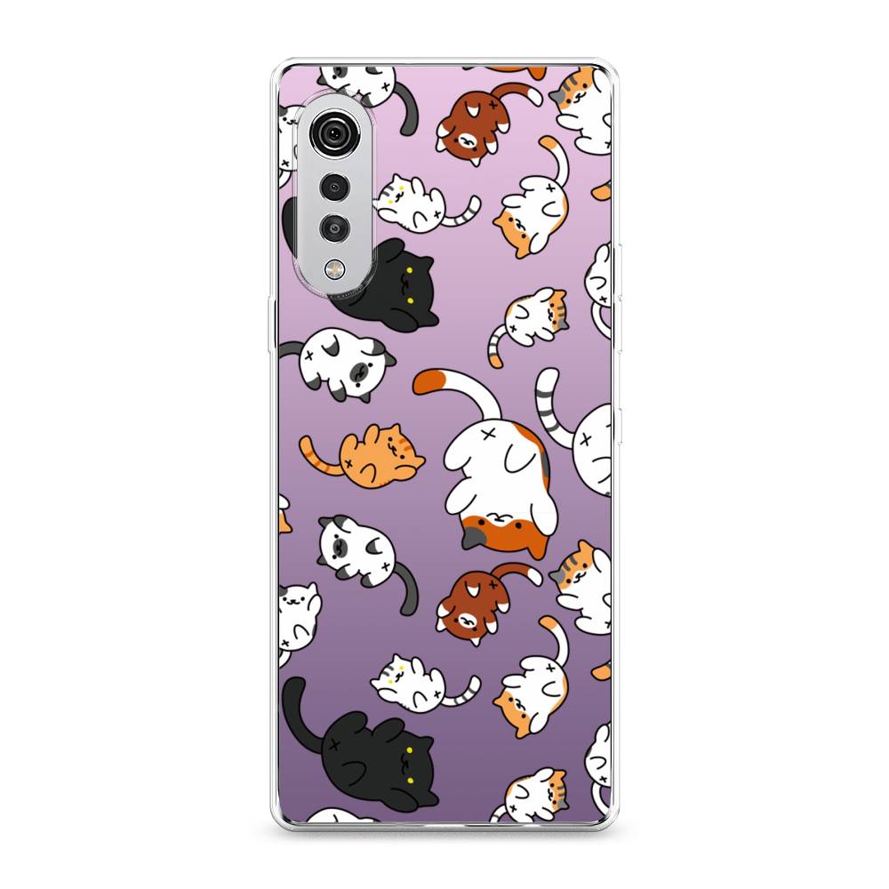 

Чехол Awog на LG Velvet 4G/5G "Котопад", 84450-7