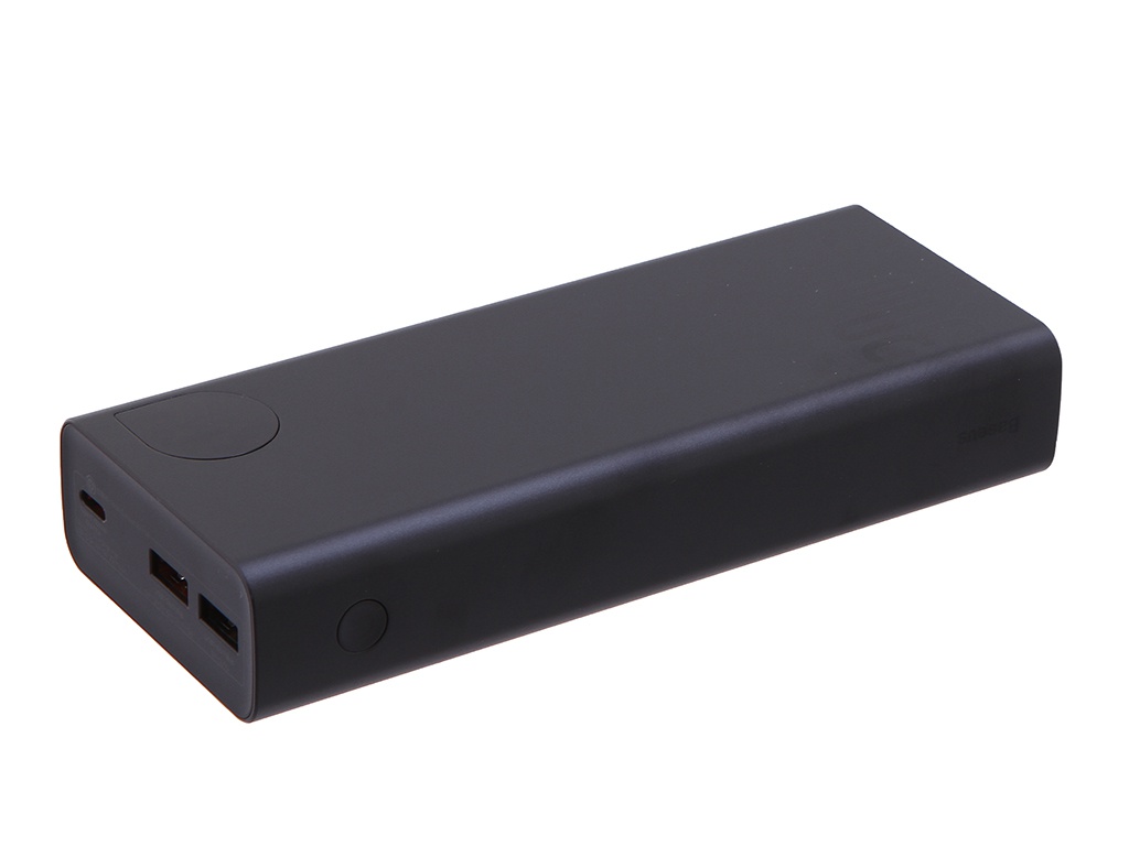 

Внешний аккумулятор Baseus Power Bank Adaman Metal Digital 20000mAh 30W Black PPAD030001, PPAD030001