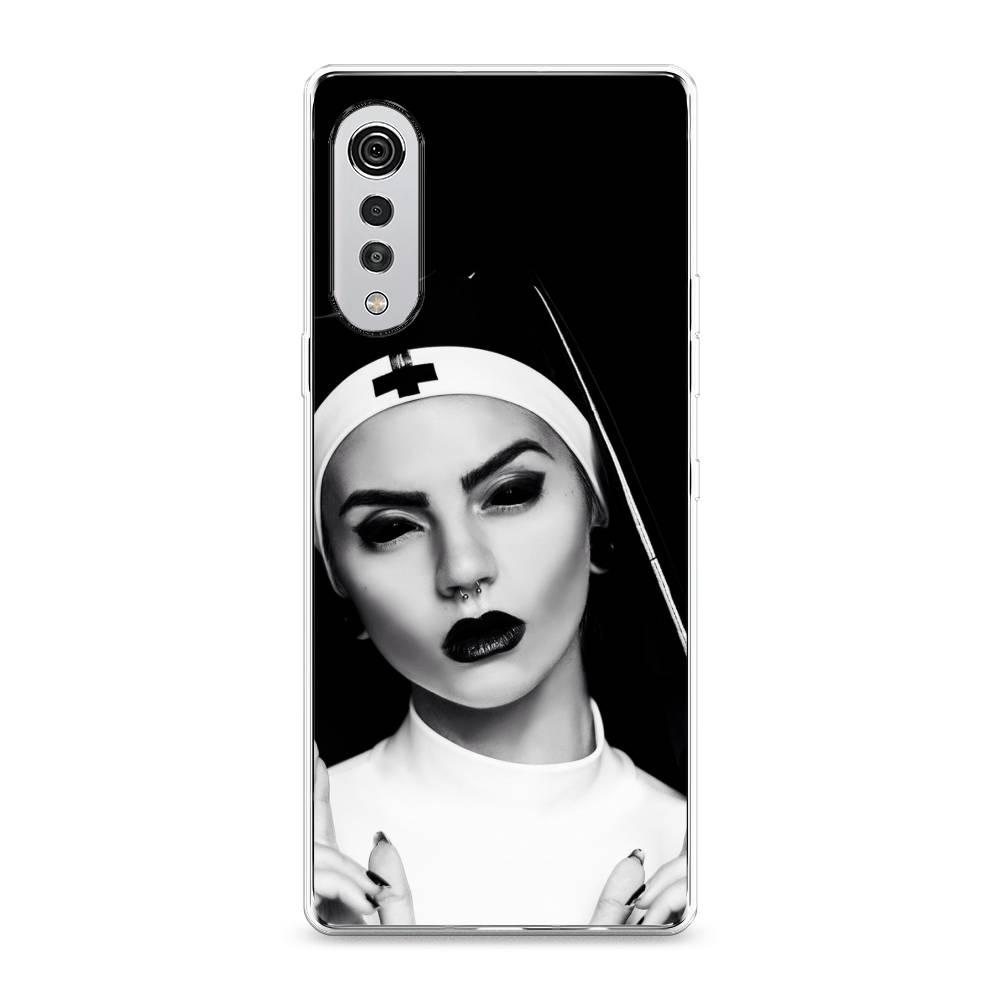 

Чехол Awog на LG Velvet 4G/5G "Черная монашка", 84450-9