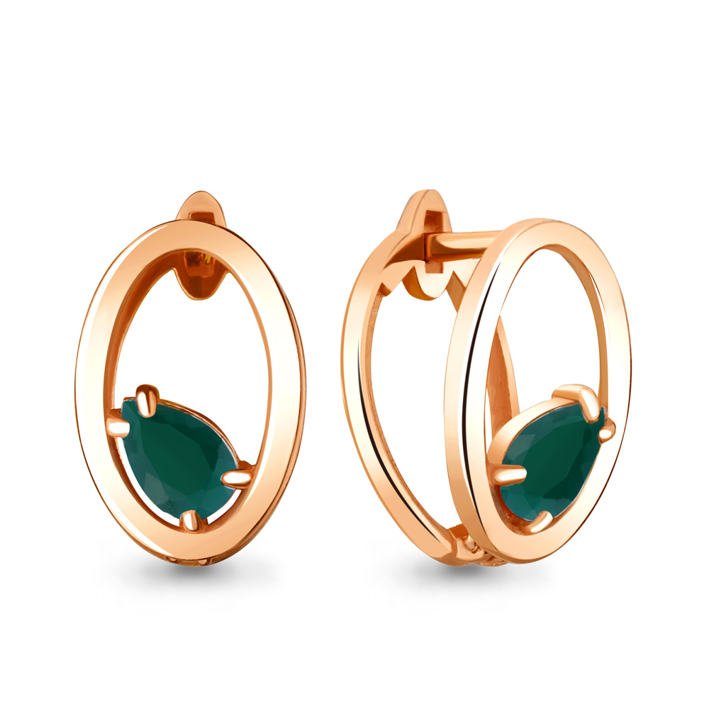 

Серьги из серебра с агатом Aquamarine 4733409_925_з, 4733409_925_з