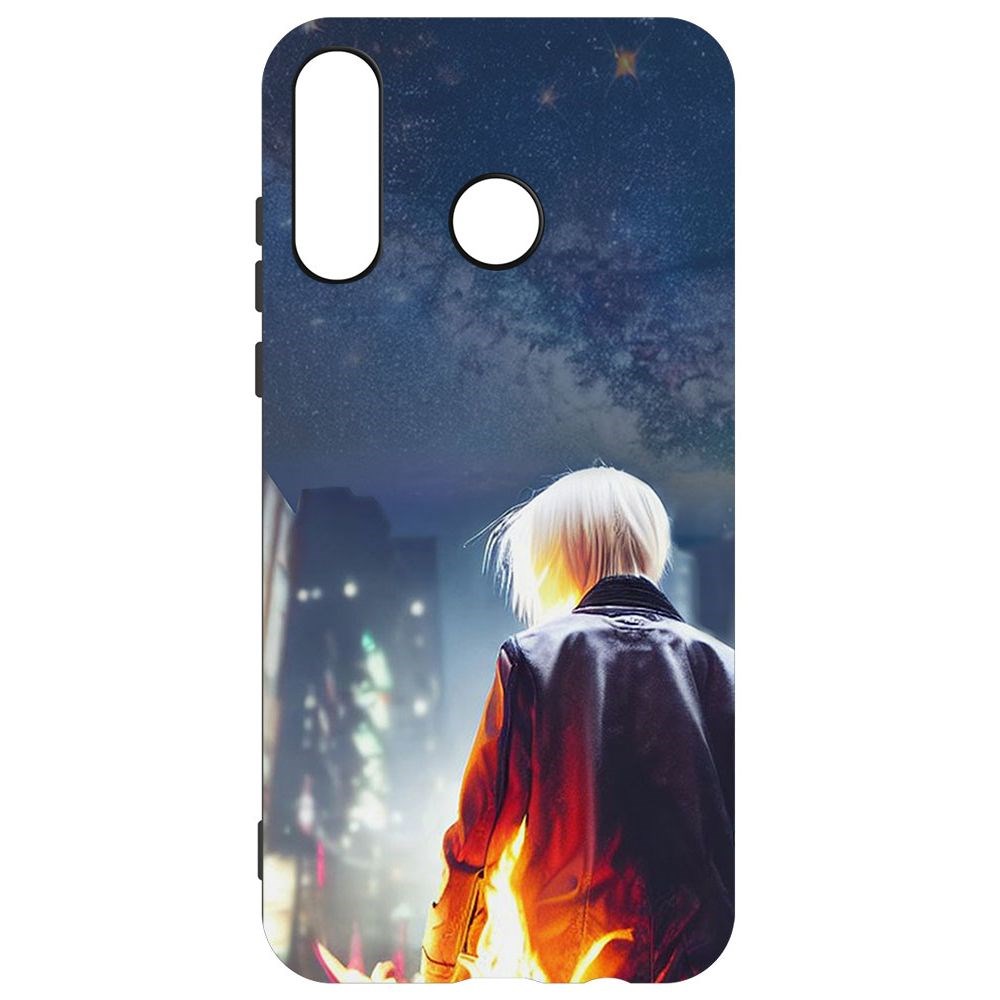

Чехол-накладка Софт Перспектива для Honor 20 Lite, Черный