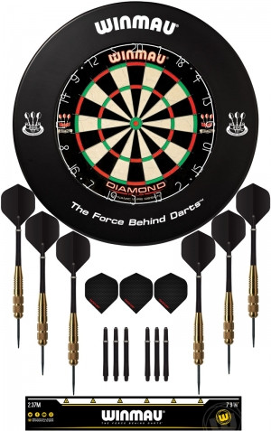 фото Комплект для игры в дартс winmau s700 diamond, сизаль