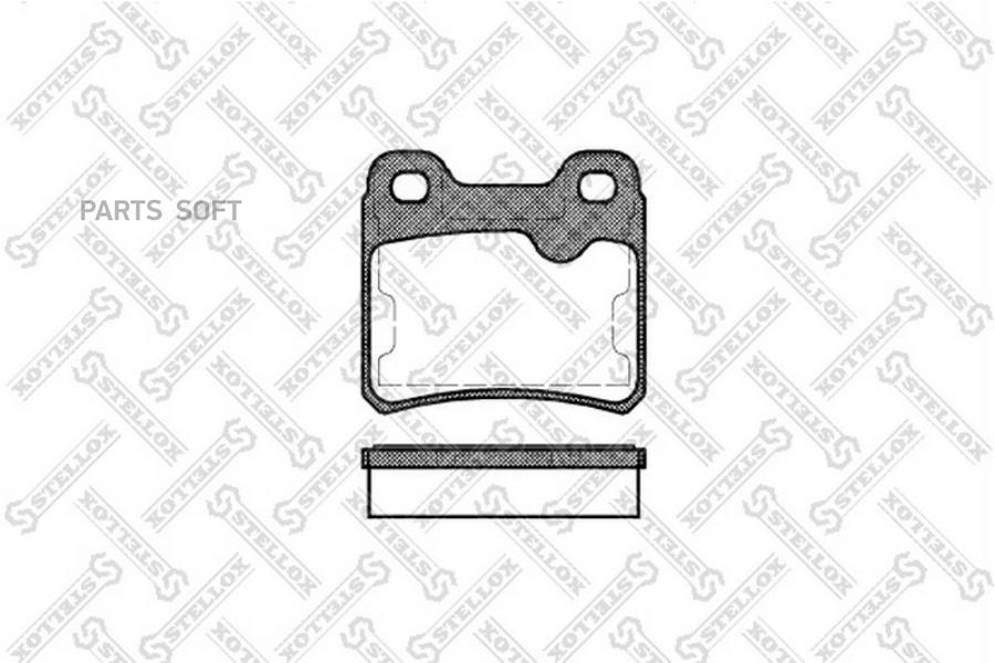 

Тормозные колодки Stellox 293010SX